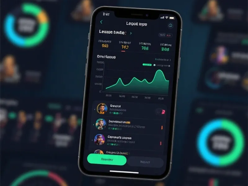 赛事数据统计界面